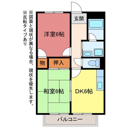 サープラスⅡホワイトの物件間取画像